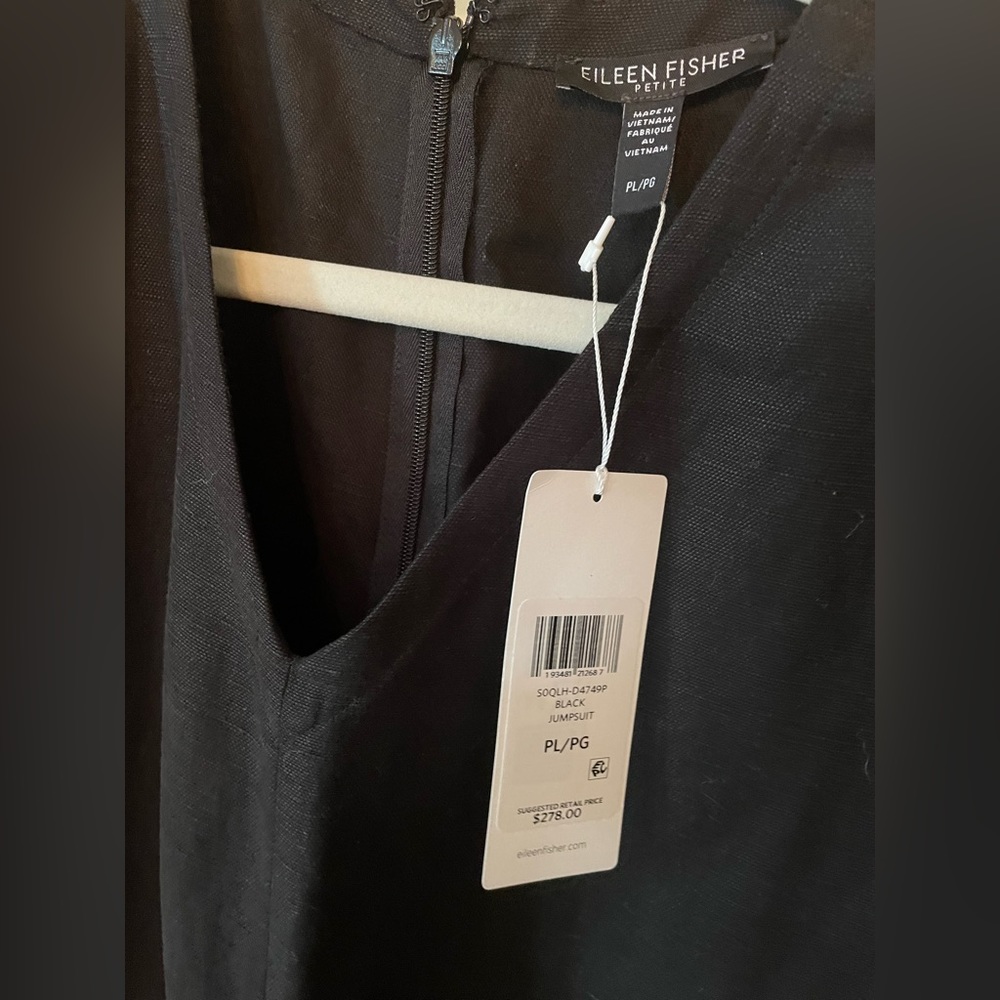 Eileen Fisher cropped jumpsuit - Picture 3 of 4
